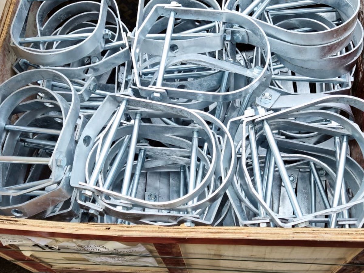 Galvanized clevis hangers